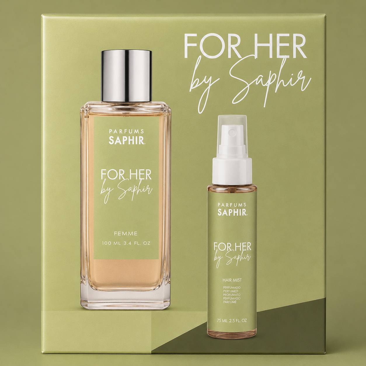 For Her by Saphir – Coffret Parfum & Hair Mist